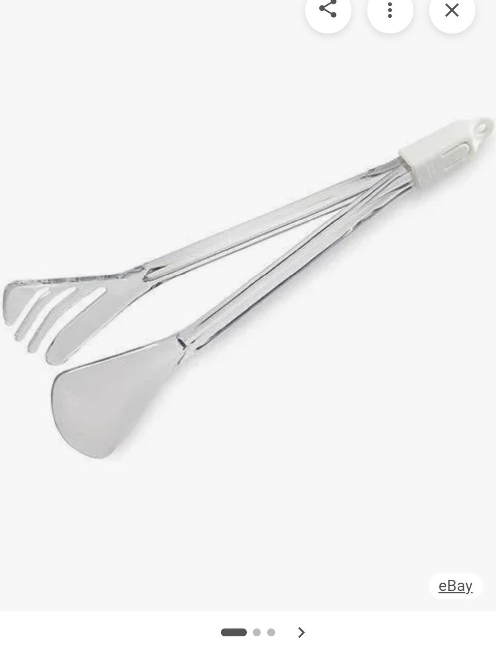 Pampered Chef 3-Way Tong. NWT. Retired. 2014.